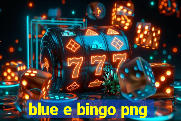 blue e bingo png